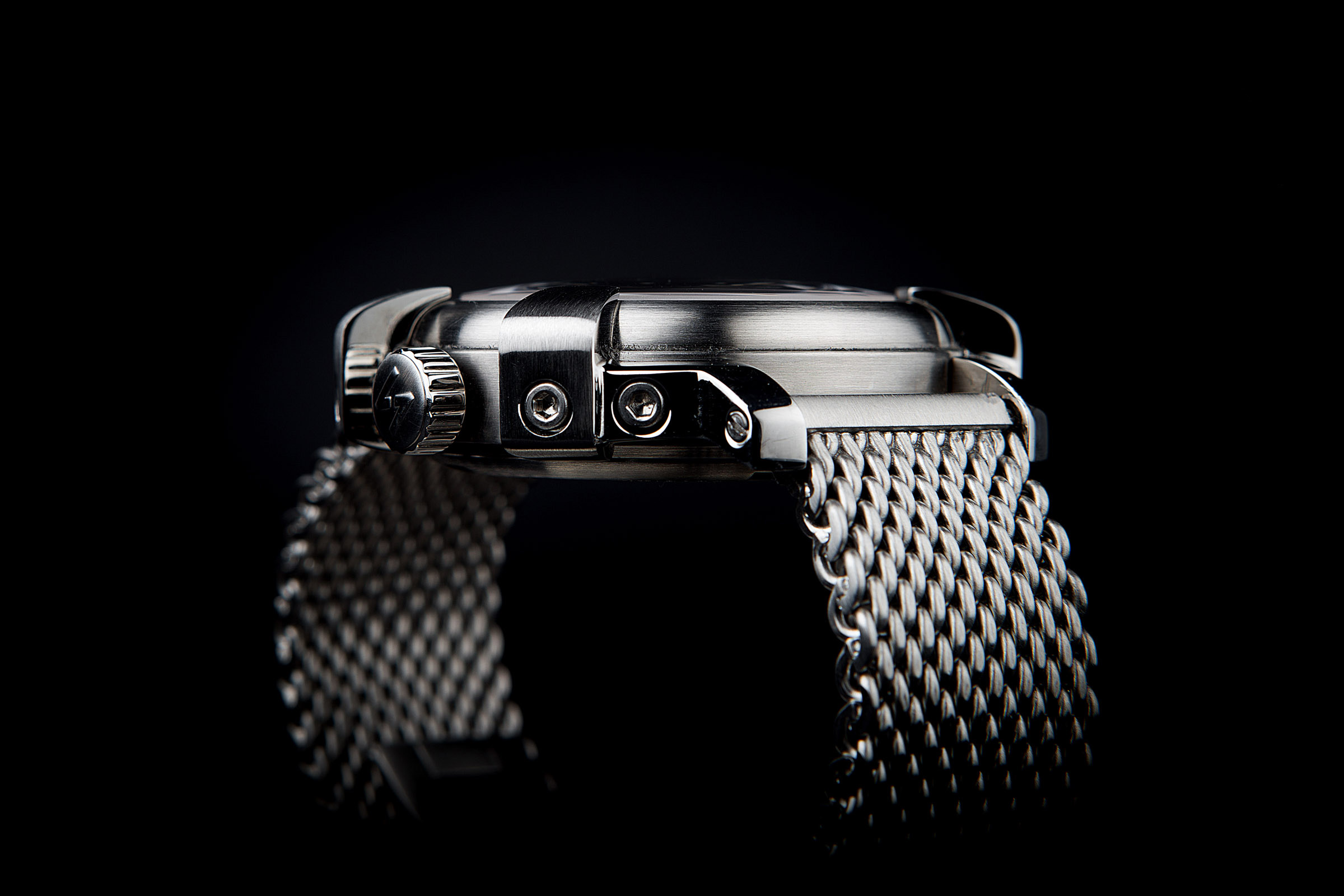 stainless steel watch