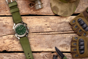 militar green watch